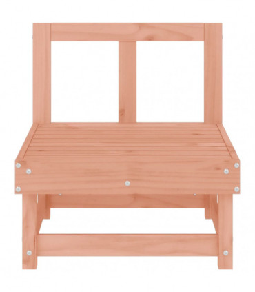 vidaXL Garden Middle Sofas 2 pcs Solid Wood Douglas