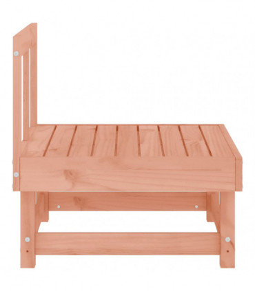 vidaXL Garden Middle Sofas 2 pcs Solid Wood Douglas