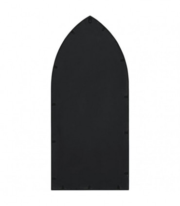 vidaXL Garden Mirror Black 100x45 cm Iron for Outdoor Use