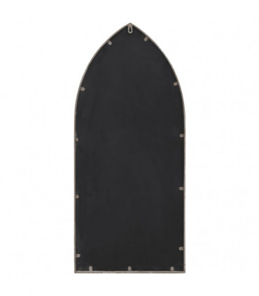 vidaXL Garden Mirror Sand 70x30 cm Iron for Outdoor Use