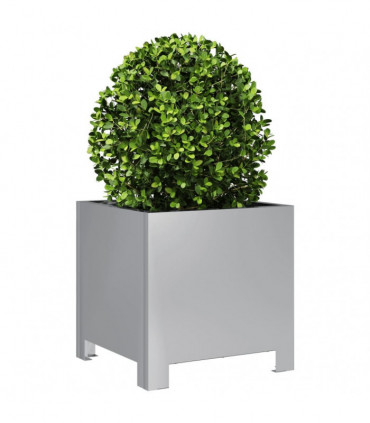 vidaXL Garden Planter 30x30x30 cm Galvanised Steel
