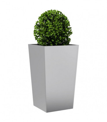vidaXL Garden Planter 45x45x75 cm Galvanised Steel