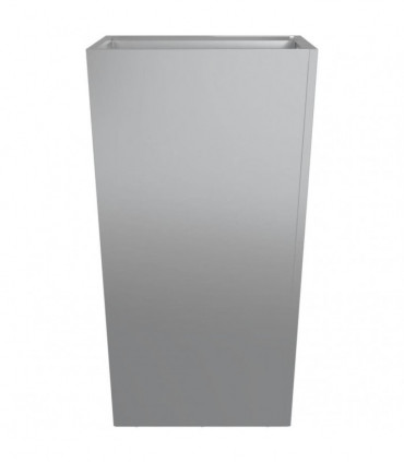 vidaXL Garden Planter 45x45x75 cm Galvanised Steel