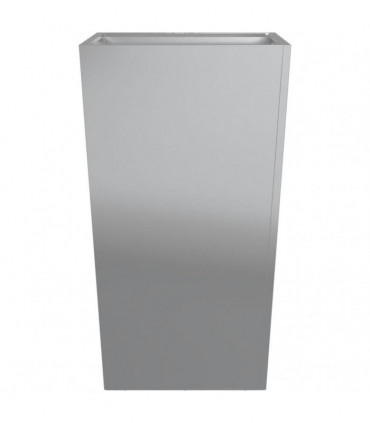 vidaXL Garden Planter 45x45x75 cm Galvanised Steel