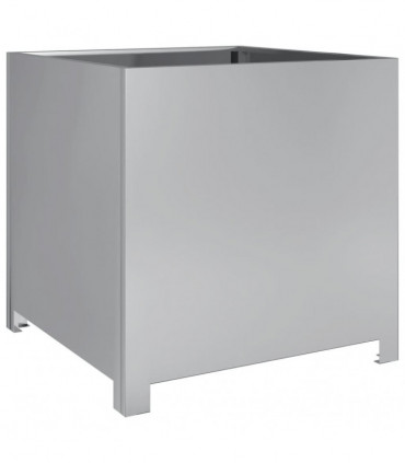 vidaXL Garden Planter 50x50x50 cm Galvanised Steel