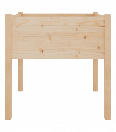 vidaXL Garden Planter 70x70x70 cm Solid Pinewood