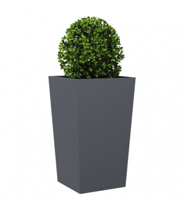 vidaXL Garden Planter Anthracite 45x45x75 cm Steel