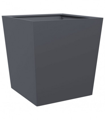 vidaXL Garden Planter Anthracite 50x50x50 cm Steel