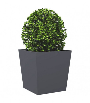 vidaXL Garden Planter Anthracite 50x50x50 cm Steel