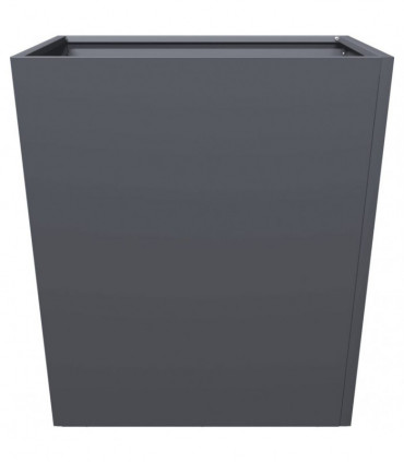 vidaXL Garden Planter Anthracite 50x50x50 cm Steel
