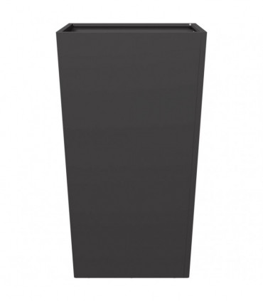vidaXL Garden Planter Black 45x45x75 cm Steel