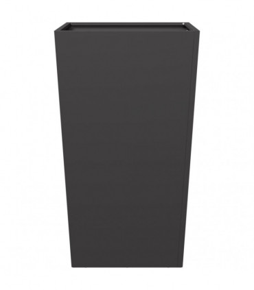 vidaXL Garden Planter Black 45x45x75 cm Steel
