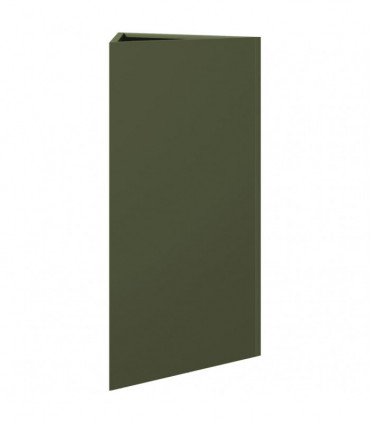 vidaXL Garden Planter Olive Green Triangular 40x34.5x70 cm Steel