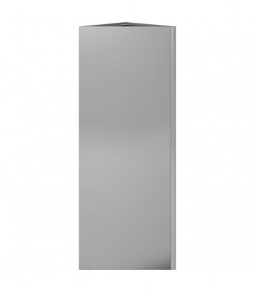 vidaXL Garden Planter Triangular 30x26x75 cm Galvanized Steel