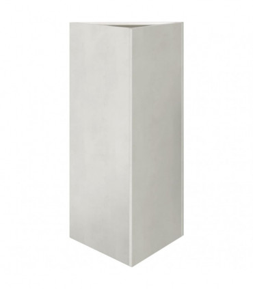 vidaXL Garden Planter Triangular 40x34.5x70 cm Stainless Steel