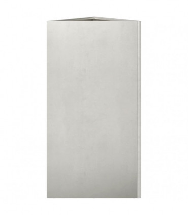 vidaXL Garden Planter Triangular 40x34.5x70 cm Stainless Steel