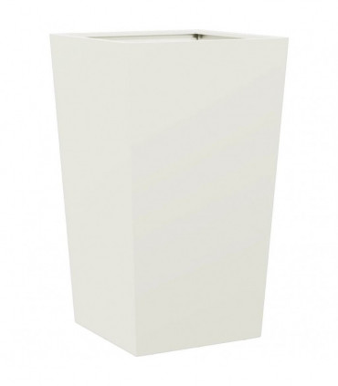 vidaXL Garden Planter White 45x45x75 cm Steel