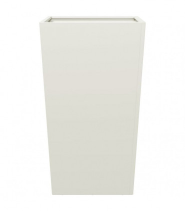 vidaXL Garden Planter White 45x45x75 cm Steel