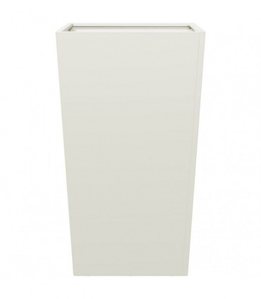 vidaXL Garden Planter White 45x45x75 cm Steel