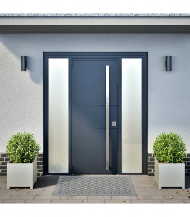 vidaXL Garden Planters 2 pcs 40x40x40 cm Stainless Steel