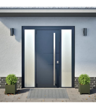 vidaXL Garden Planters 2 pcs Olive Green 30x30x30 cm Steel