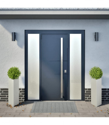 vidaXL Garden Planters 2 pcs Triangular 30x26x75 cm Stainless Steel