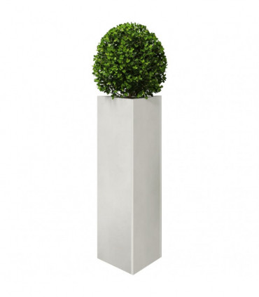 vidaXL Garden Planters 2 pcs Triangular 30x26x75 cm Stainless Steel