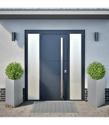 vidaXL Garden Planters 2 pcs Triangular 50x43x75 cm Galvanized Steel