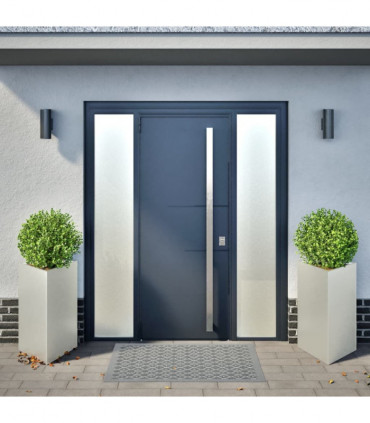 vidaXL Garden Planters 2 pcs Triangular 50x43x75 cm Stainless Steel