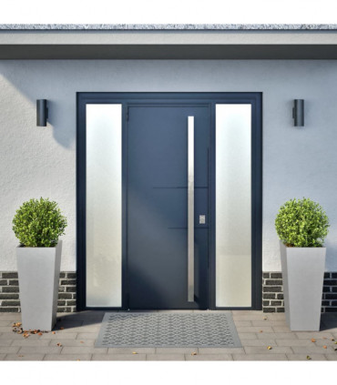 vidaXL Garden Planters 35x35x75 cm 2 pcs Galvanised Steel