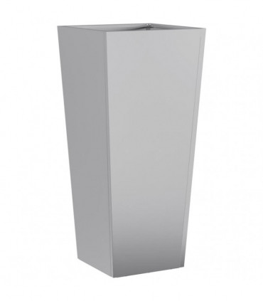 vidaXL Garden Planters 35x35x75 cm 2 pcs Galvanised Steel