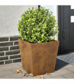 vidaXL Garden Planters 40x40x40 cm 2 pcs Corten Steel