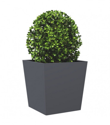 vidaXL Garden Planters Anthracite 2 pcs 50x50x50 cm Steel
