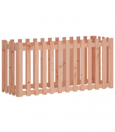 vidaXL Garden Raised Bed with Fence Design 150x50x70 cm Solid Wood Douglas