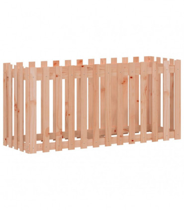 vidaXL Garden Raised Bed with Fence Design 150x50x70 cm Solid Wood Douglas