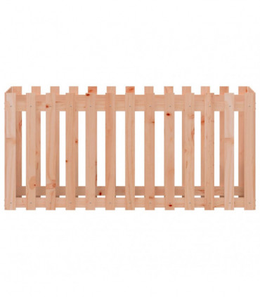 vidaXL Garden Raised Bed with Fence Design 150x50x70 cm Solid Wood Douglas