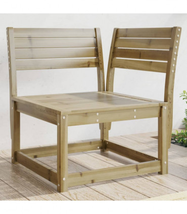 vidaXL Garden Sofa Corner 73x73x78 cm Impregnated Wood Pine