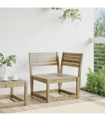 vidaXL Garden Sofa Corner 73x73x78 cm Impregnated Wood Pine