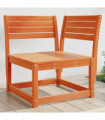 vidaXL Garden Sofa Corner Wax Brown 73x73x78 cm Solid Wood Pine
