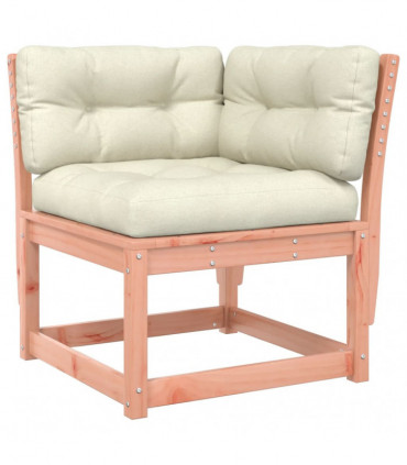 vidaXL Garden Sofa Corner with Cushions 73x73x78 cm Solid Wood Douglas