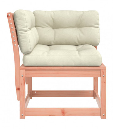 vidaXL Garden Sofa Corner with Cushions 73x73x78 cm Solid Wood Douglas