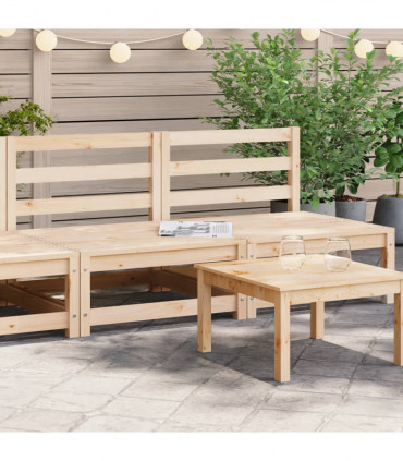 vidaXL Garden Sofas Armless 2 pcs 70x70x67 cm Solid Wood Pine