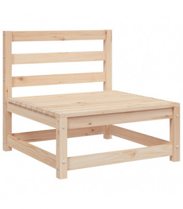 vidaXL Garden Sofas Armless 2 pcs 70x70x67 cm Solid Wood Pine