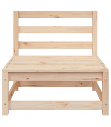 vidaXL Garden Sofas Armless 2 pcs 70x70x67 cm Solid Wood Pine