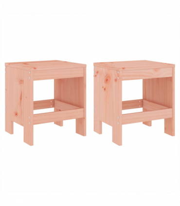 vidaXL Garden Stools 2 pcs 40x36x45 cm Solid Wood Douglas
