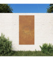 vidaXL Garden Wall Decoration 105x55 cm Corten Steel Sun Design