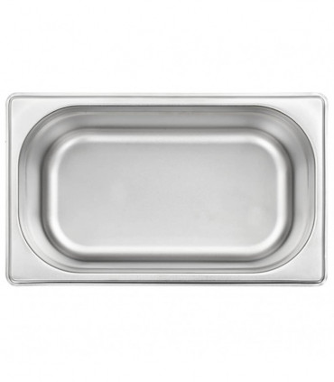 vidaXL Gastronorm Containers 8 pcs GN 1/4 100 mm Stainless Steel