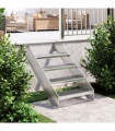 vidaXL Grate Step 60x24x7 cm Galvanised Steel