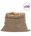 vidaXL Jute Sacks 30 pcs 100x110 cm 100% Jute 220 gsm