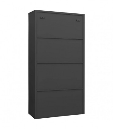 vidaXL Locker Cabinet Anthracite 90x40x180 cm Steel